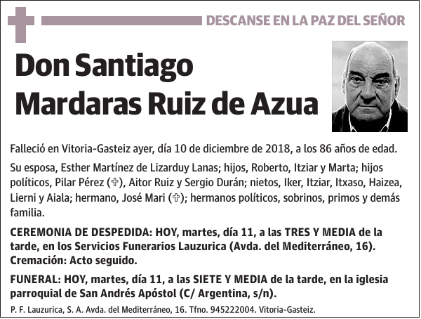 Santiago Mardaras Ruiz de Azua