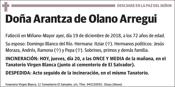 Arantza de Olano Arregui