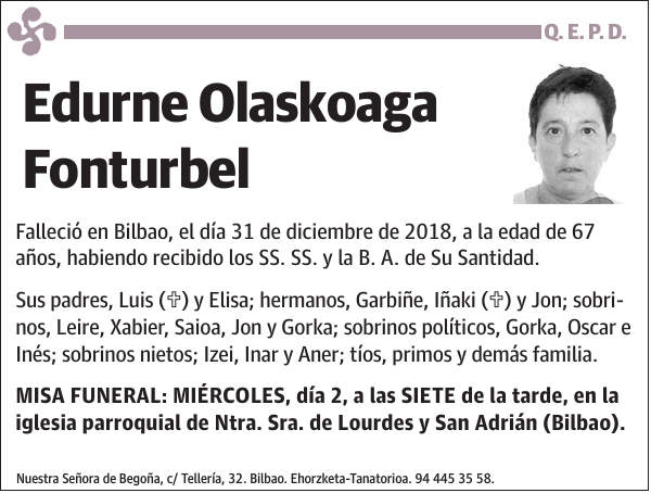 Edurne Olaskoaga Fonturbel