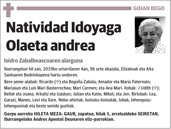 Natividad Idoyaga Olaeta