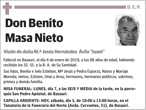 Benito Masa Nieto