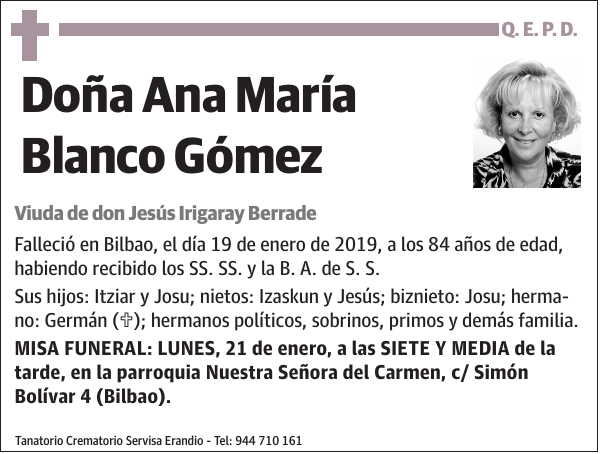 Ana María Blanco Gómez