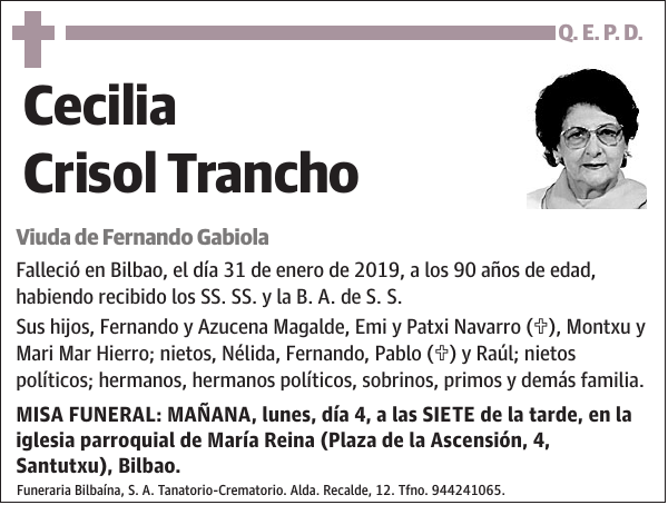 Cecilia Crisol Trancho
