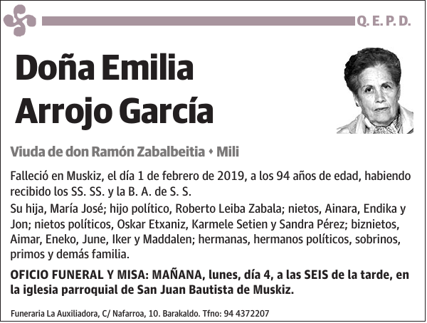 Emilia Arrojo García