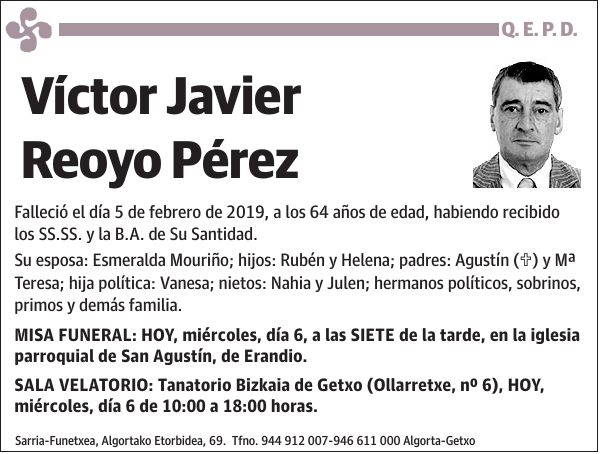 Víctor Javier Reoyo Pérez