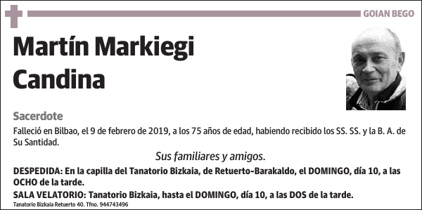 Martín Markiegi Candina