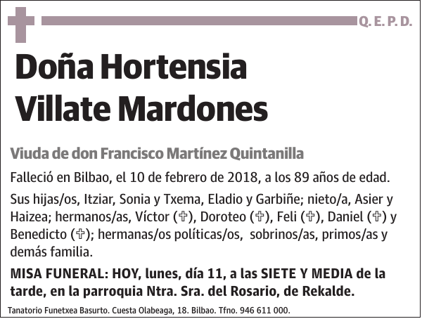 Hortensia Villate Mardones