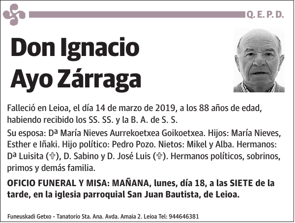 Ignacio Ayo Zárraga