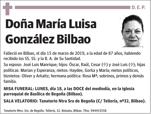 María Luisa González Bilbao