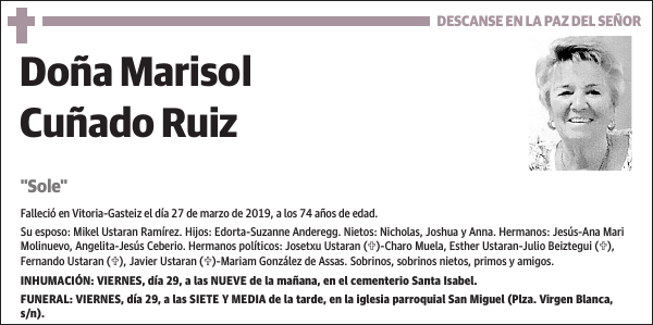 Marisol Cuñado Ruiz