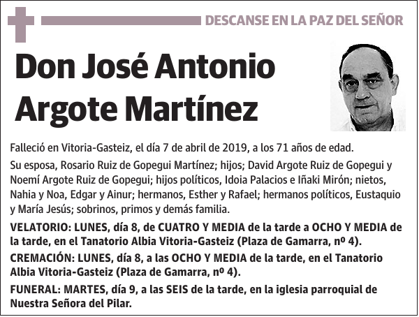 José Antonio Argote Martínez