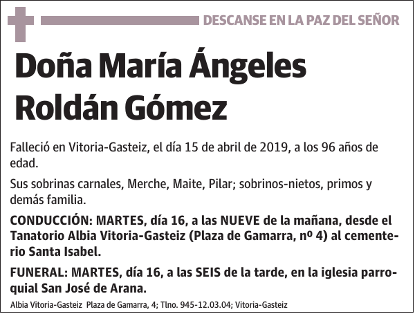 María Ángeles Roldán Gómez