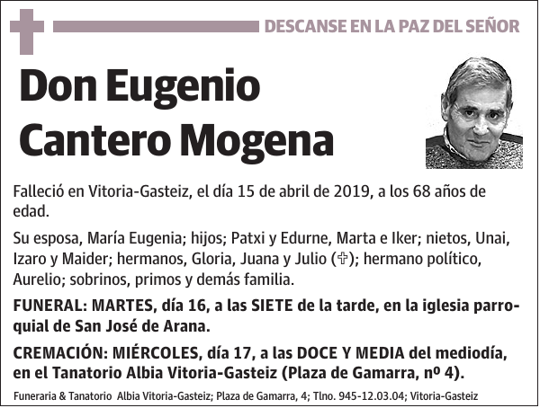 Eugenio Cantero Mogena