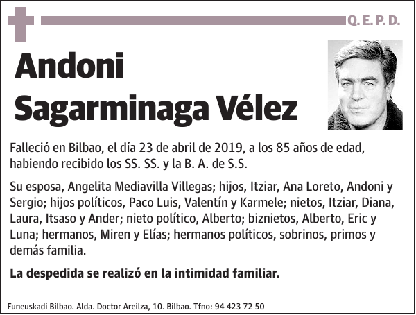 Andoni Sagarminaga Vélez