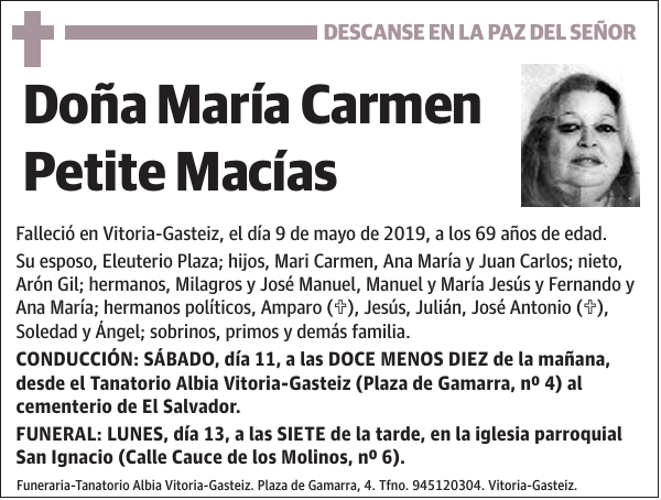 María Carmen Petite Macías