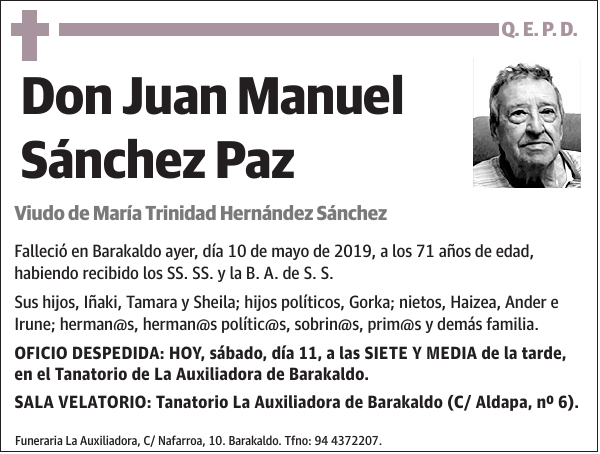 Juan Manuel Sánchez Paz