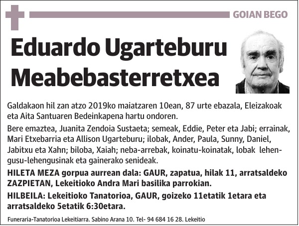 Eduardo Ugarteburu Meabebasterretxea