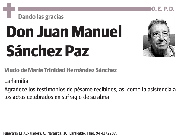 Juan Manuel Sánchez Paz