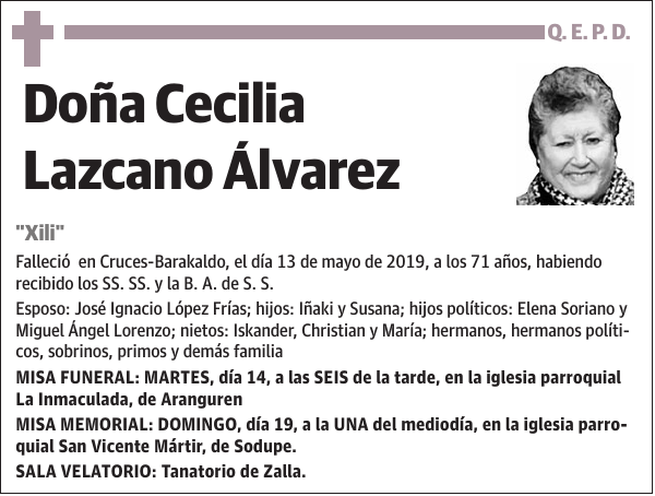 Cecilia Lazcano Álvarez