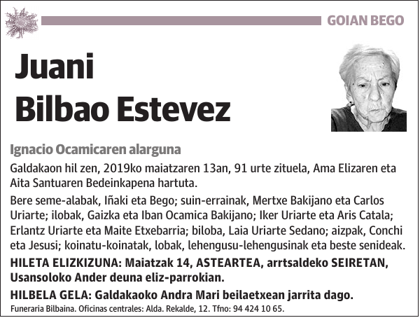 Juani Bilbao Estevez