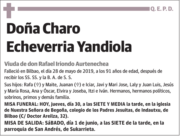 Charo Echeverria Yandiola