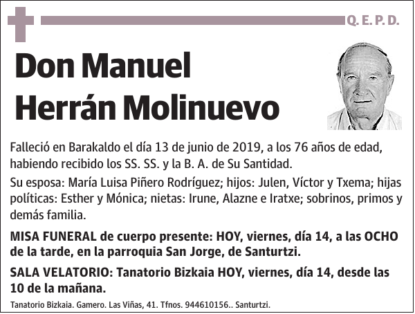 Manuel Herrán Molinuevo
