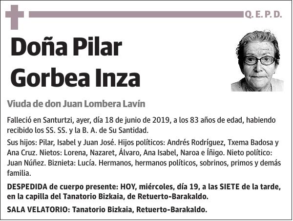 Pilar Gorbea Inza