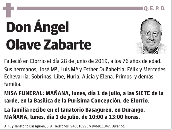 Ángel Olave Zabarte