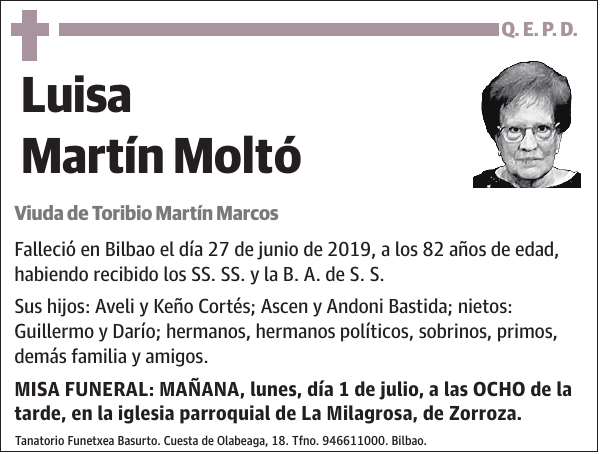 Luisa Martín Moltó
