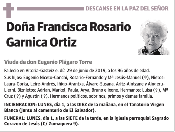 Francisca Rosario Garnica Ortiz