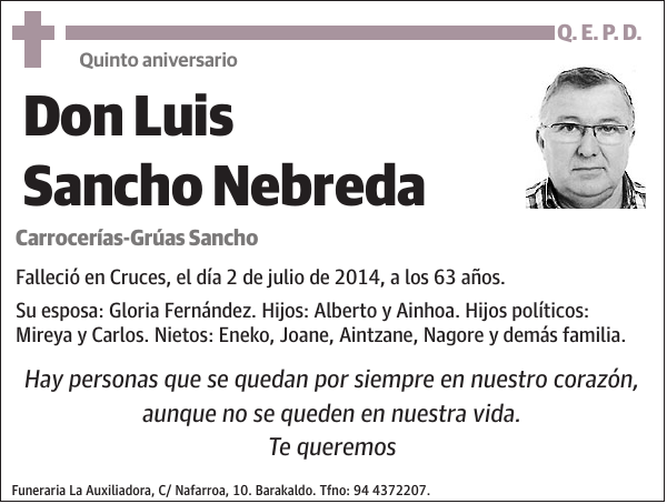 Luis Sancho Nebreda