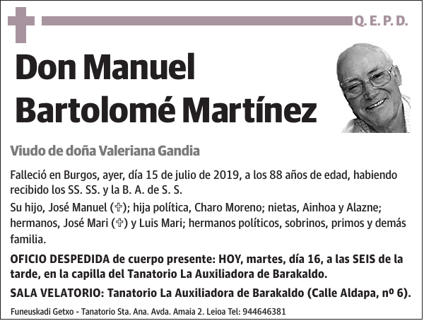 Manuel Bartolomé Martínez