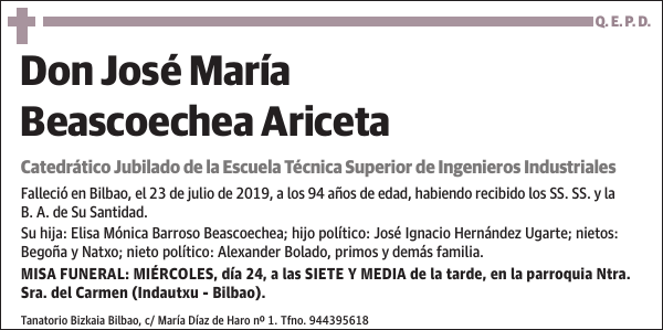 José María Beascoechea Ariceta