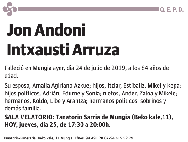 Jon Andoni Intxausti Arruza