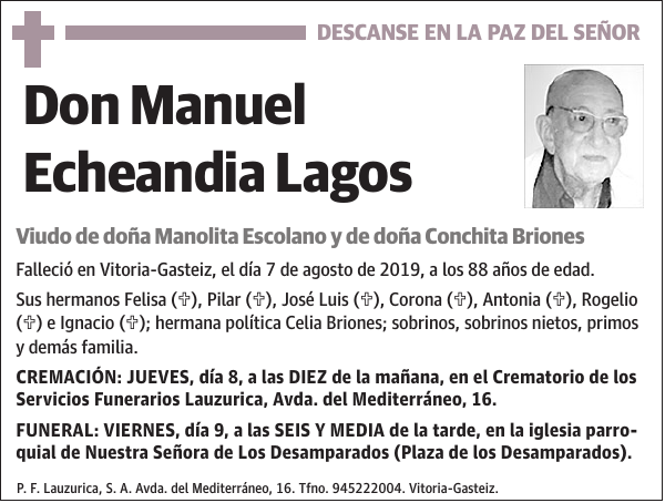 Manuel Echeandia Lagos