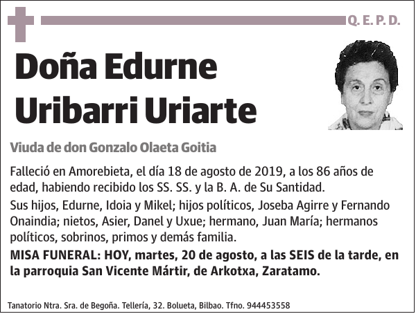 Edurne Uribarri Uriarte