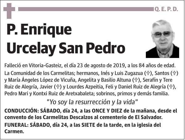 P. Enrique Urcelay San Pedro