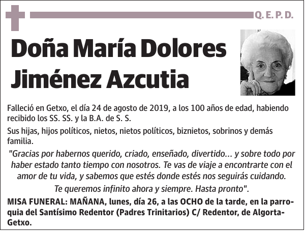 María Dolores Jiménez Azcutia