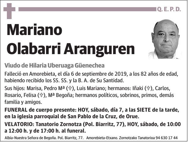 Mariano Olabarri Aranguren