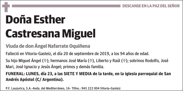 Esther Castresana Miguel