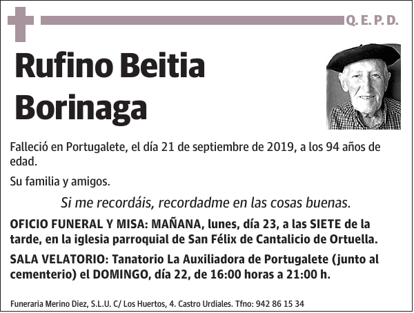 Rufino Beitia Borinaga