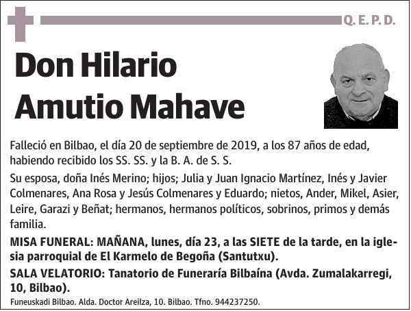 Hilario Amutio Mahave