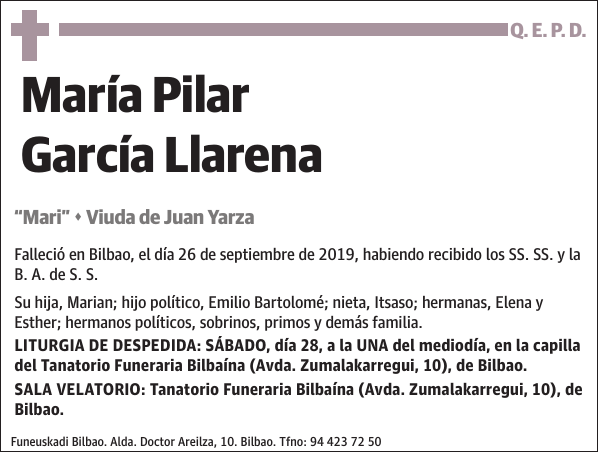 María Pilar García Llarena