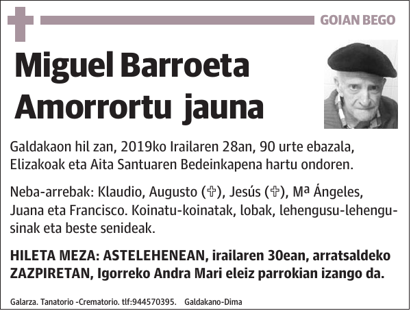 Miguel Barroeta Amorrortu
