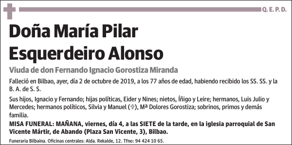 María Pilar Esquerdeiro Alonso