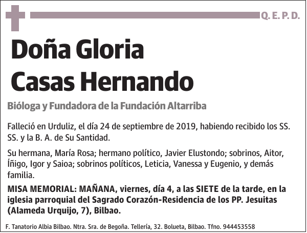 Gloria Casas Hernando