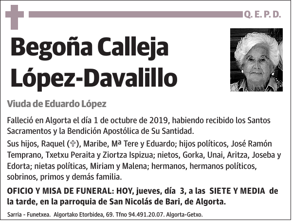 Begoña Calleja López-Davalillo