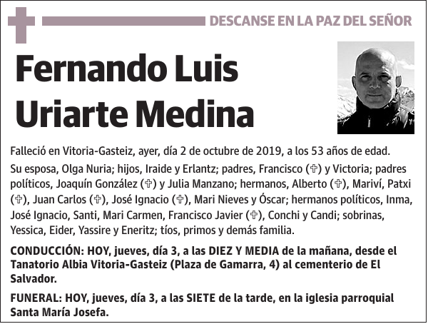 Fernando Luis Uriarte Medina