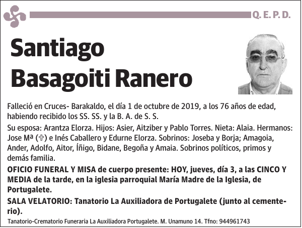Santiago Basagoiti Ranero