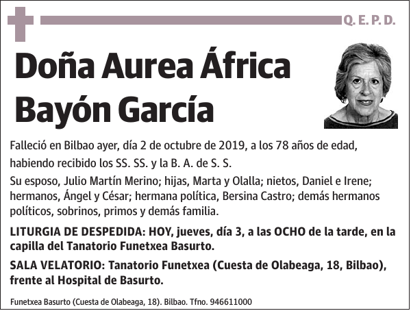 Aurea África Bayón García